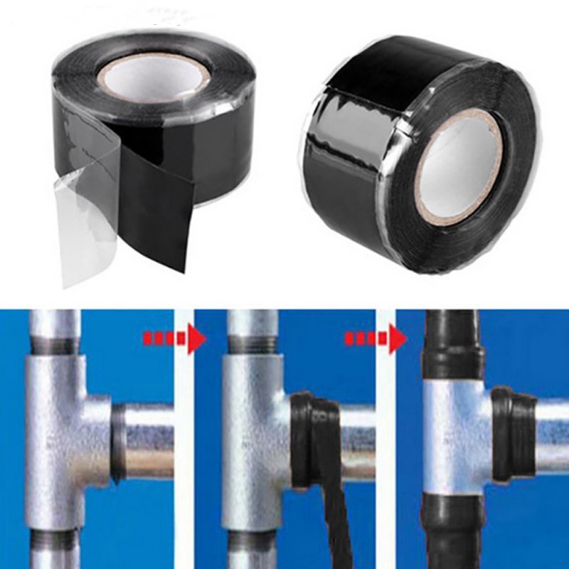 Băng Keo Silicon Chống Thấm Nước Sửa Chữa Hiệu Suất Băng Keo Siêu Chắc Băng Keo Silicone Cao Su Tự Dính Chắc Chắn Băng Keo Cách Điện 2.5Cm * 3M