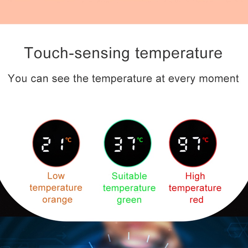 Bình Nước Giữ Nhiệt Thông Minh 600ML Bằng Thép Không Gỉ 316