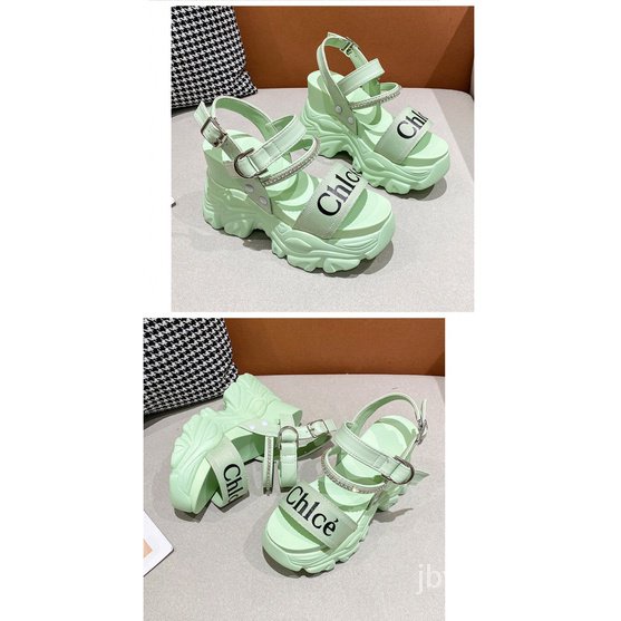 2023Dép bánh mì thời trang nữ quai ngang bản to phong cách hiện đại đế cao, dép quai thuê hàng cao cấp DN