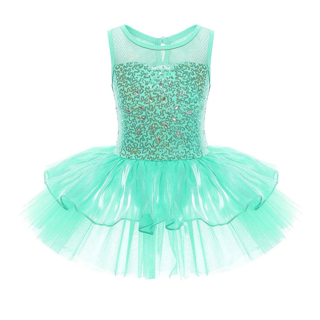 Váy Leotard không tay cho bé gái