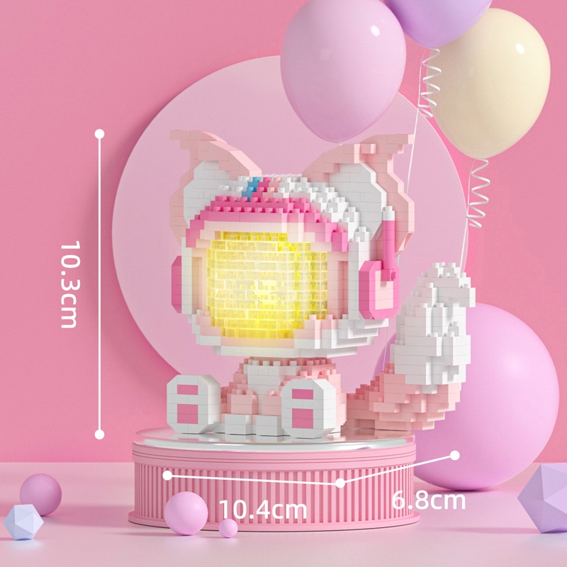 Đồ chơi Cá voi phi hành gia lắp ráp siêu đẹp - Hàng chính hãng Block Toys - Cho bé trai gái