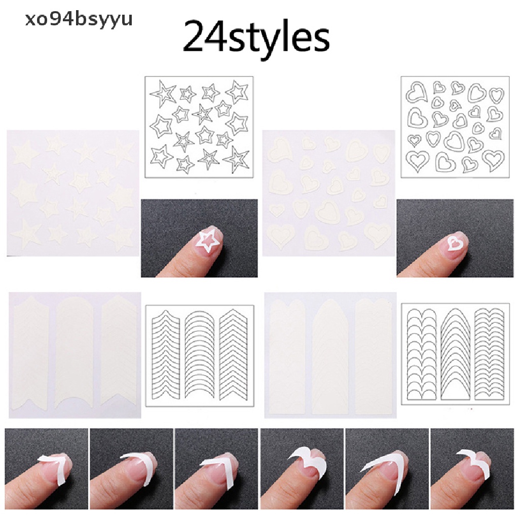 Miếng Dán Định Hình Trang Trí Móng Tay Nghệ Thuật Xo94Bsyu Dành Cho Nữ