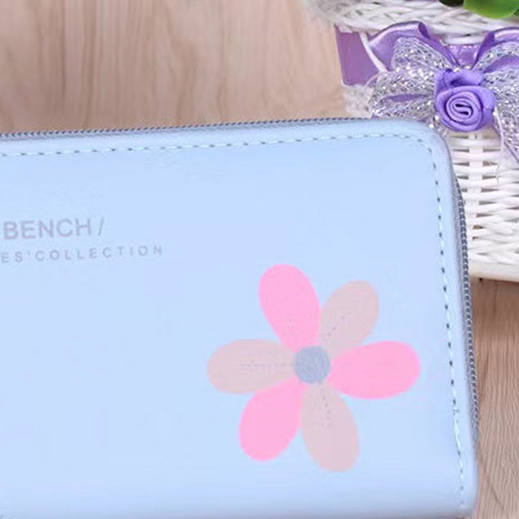 Ví Dài Vừa Có Khóa Kéo In Họa Tiết Đơn Giản Thời Trang Cho Nữ