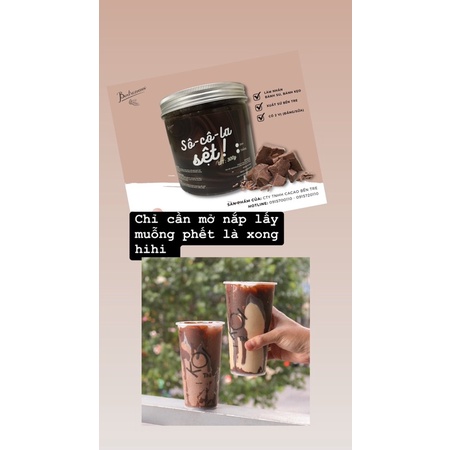 Socola phết thành ly