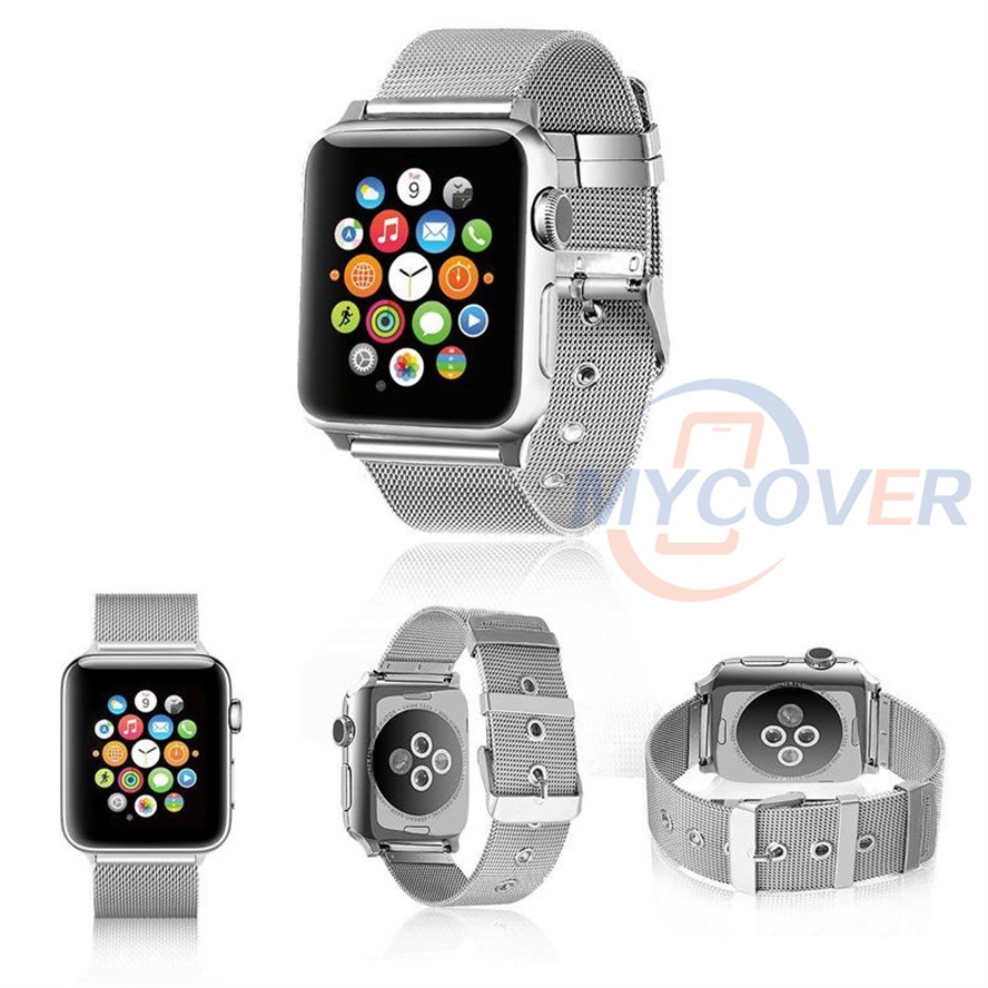 Dây Đeo Inox Cho Đồng Hồ Thông Minh Series Ultra 8 7 6 SE 5 4 3 2 1 Kích Thước 49mm 41mm 45mm 44mm 42mm 40mm 38mm