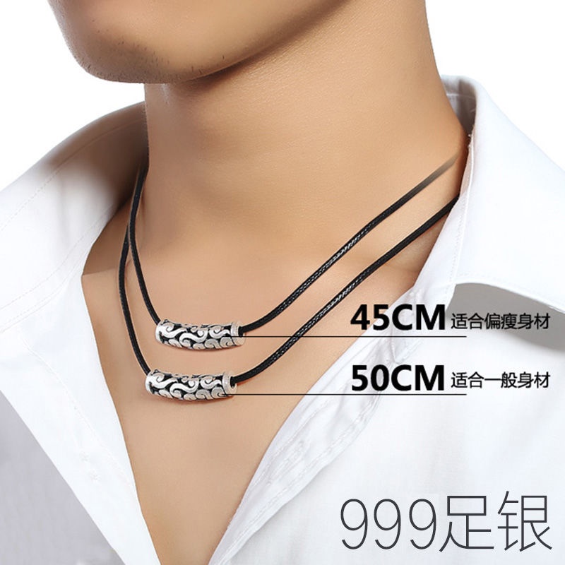 Mặt Dây Chuyền Bạc 99 Hình Đầu Rồng Và Ngọn Lửa Độc Đáo Chất Lượng Cao