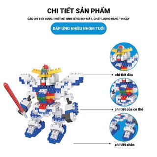 Đồ chơi lắp ráp robot Gundam độc đáo cho bé