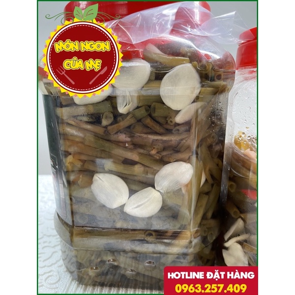 DƯA RAU MUỐNG ĐỒNG CHUA NGỌT SIÊU NGON 1kg/hủ