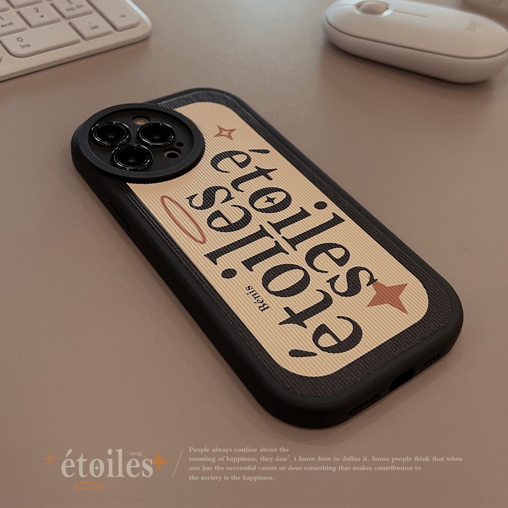Ốp Điện Thoại Silicone Mềm Họa Tiết Da Etoiles AT0024 Cho Iphone 14 11 12 13 PRO XS XR MAX