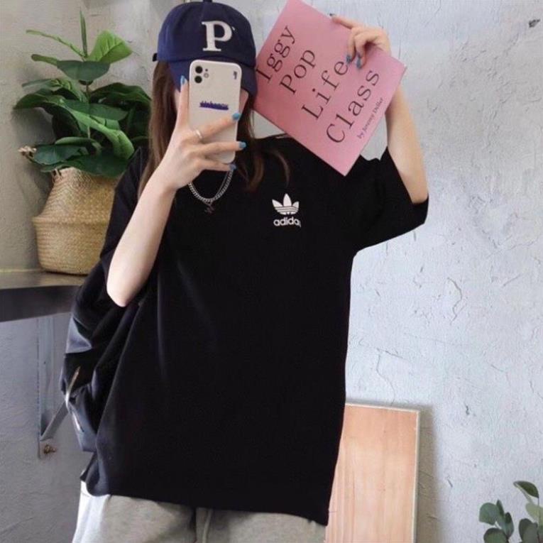 [ Rẻ Vô Địch ] Áo Thun Nữ Form Rộng Cotton Khô 3158 Unisex In Logo Das