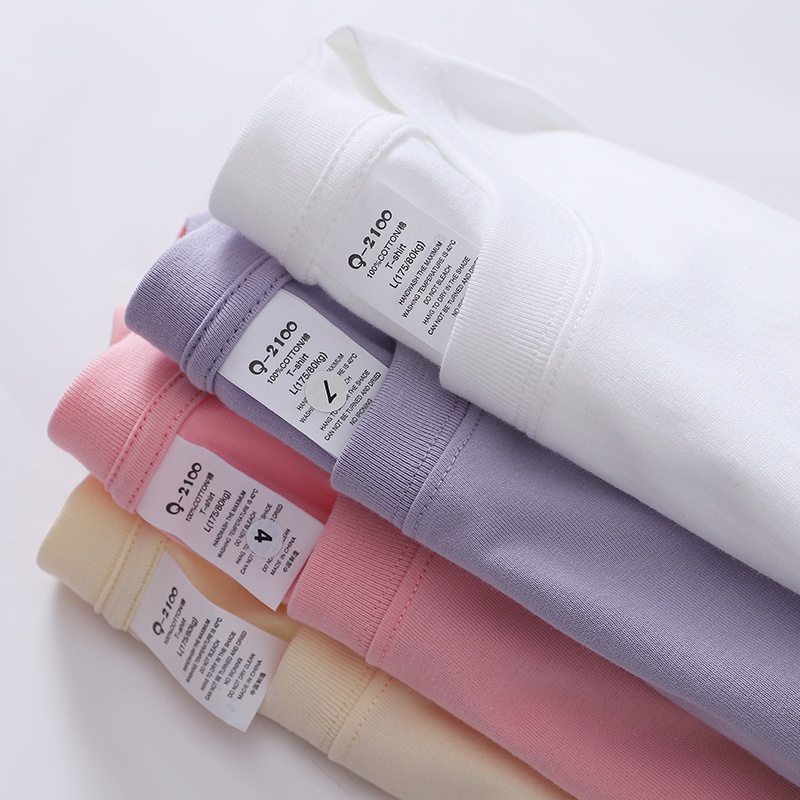 Áo thun SUXI cotton tay ngắn dáng suông đơn giản dễ phối đồ thời trang cho nữ