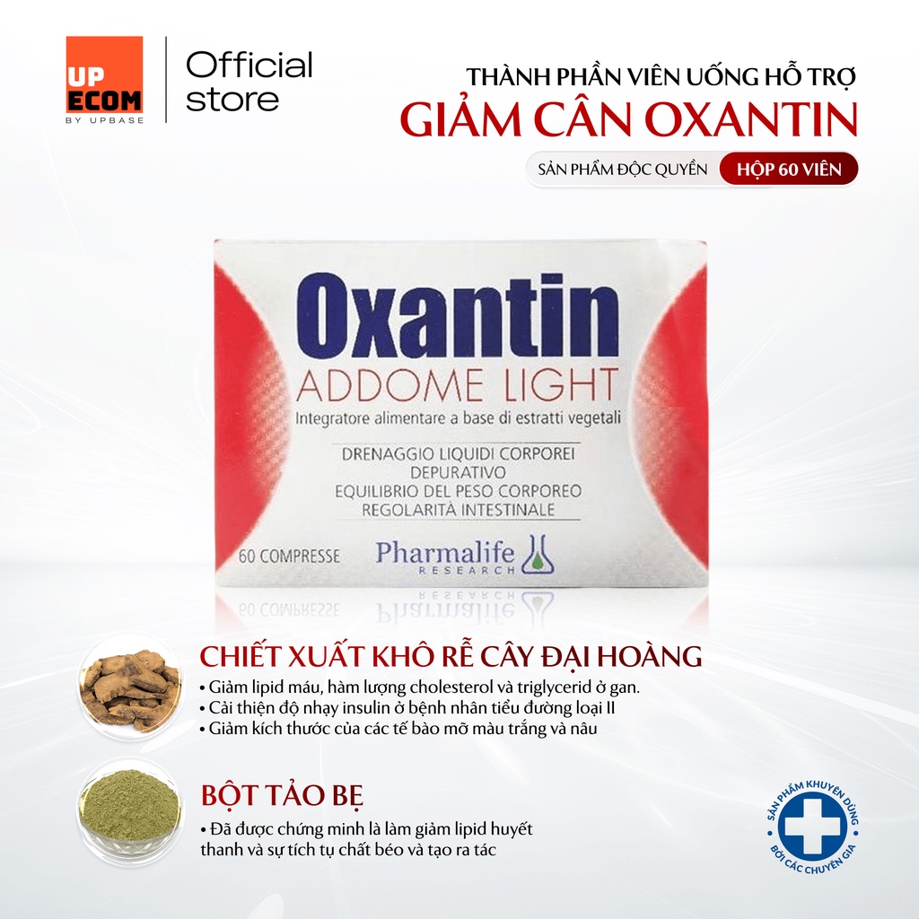 Viên uống giúp tăng cường chuyển hóa chất béo Oxantin Pharmalife - Giúp cân bằng hệ vi sinh đường ruột, giảm tích tụ mỡ