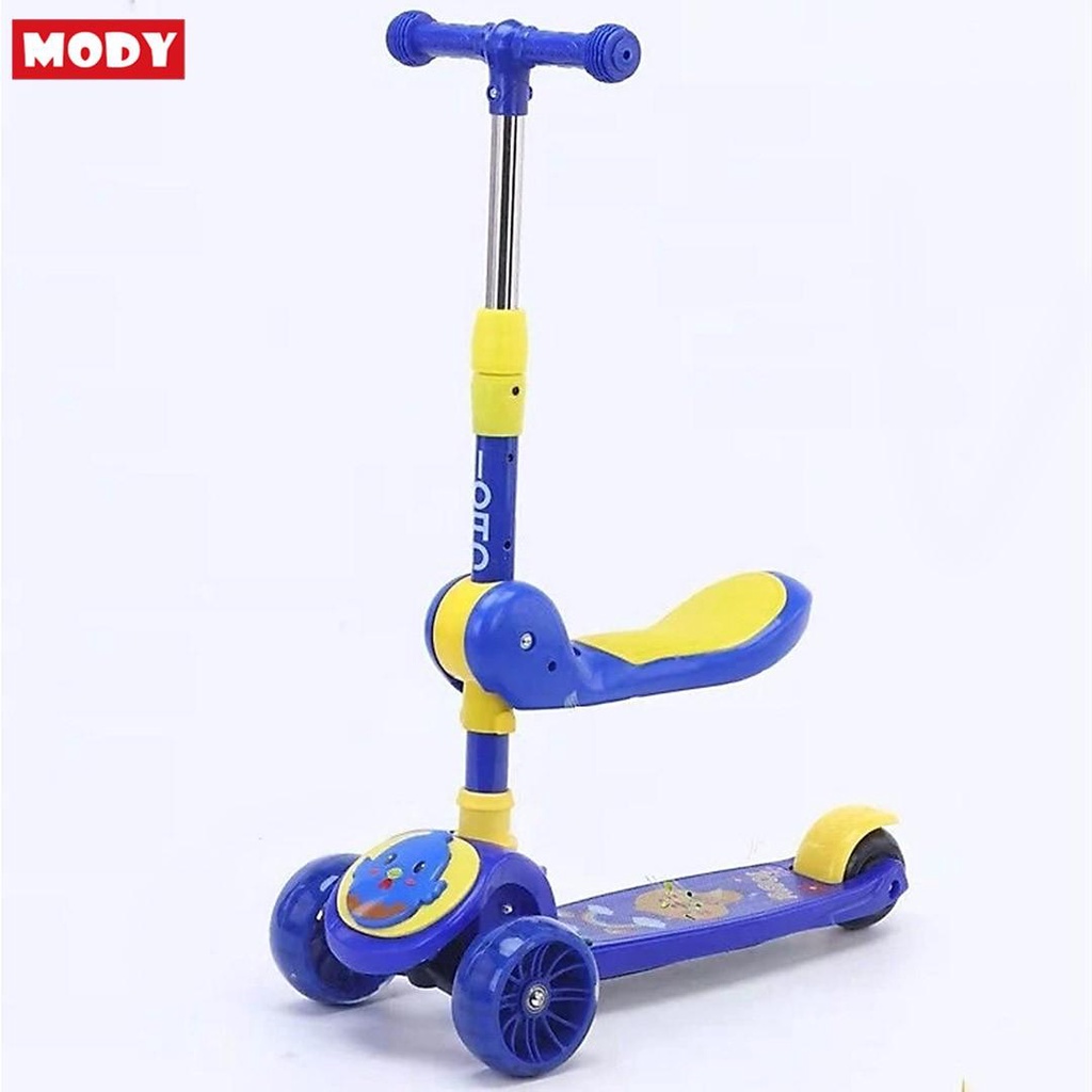 Xe scooter trẻ em cho bé 3 bánh có yên ngồi Mody M908