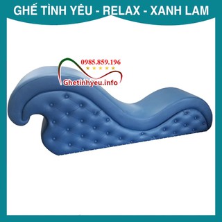 Ghế tình yêu relex màu xanh lam