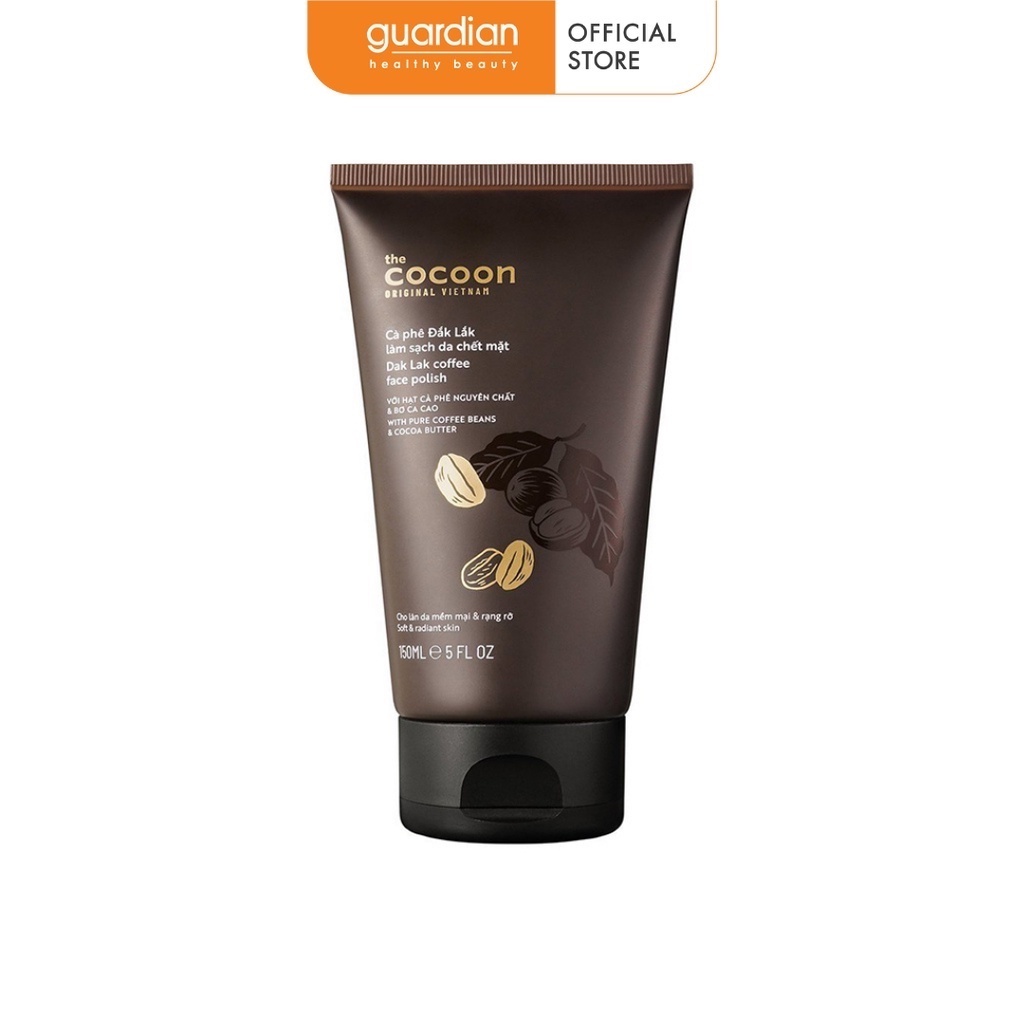 Cà Phê Đắk Lắk Làm Sạch Da Chết Mặt Dak Lak Coffee Face Polish cocoon 150Ml