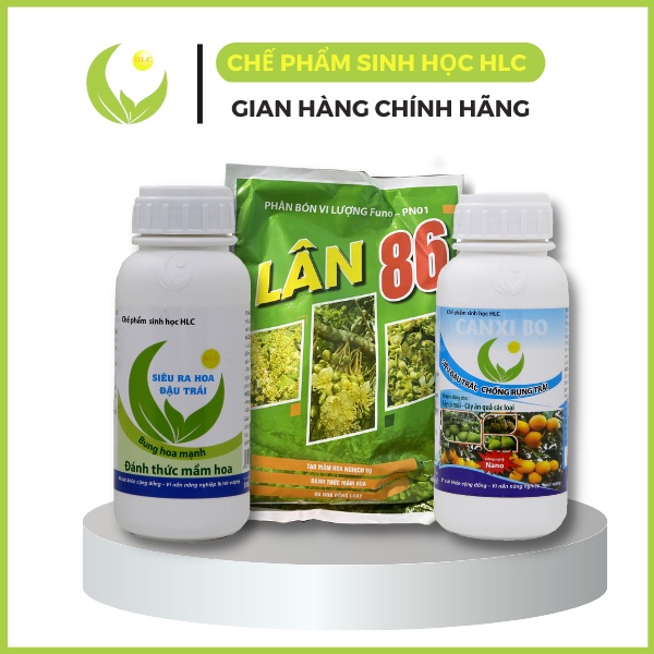 Bộ sản phẩm tạo mầm, kích bông, dưỡng bông, chống rụng, tăng tỷ lệ đậu trái.