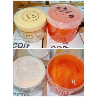Combo body Livy's + Tắm trắng khô (Chính hãng)