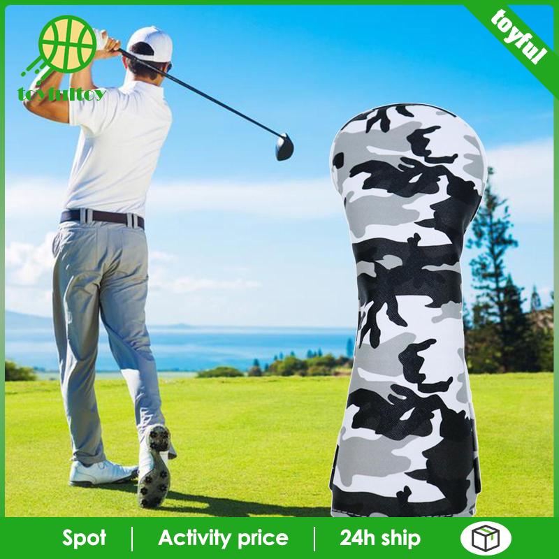 Vỏ Bọc Đầu Gậy Đánh Golf Bằng Gỗ Kèm Thẻ Số