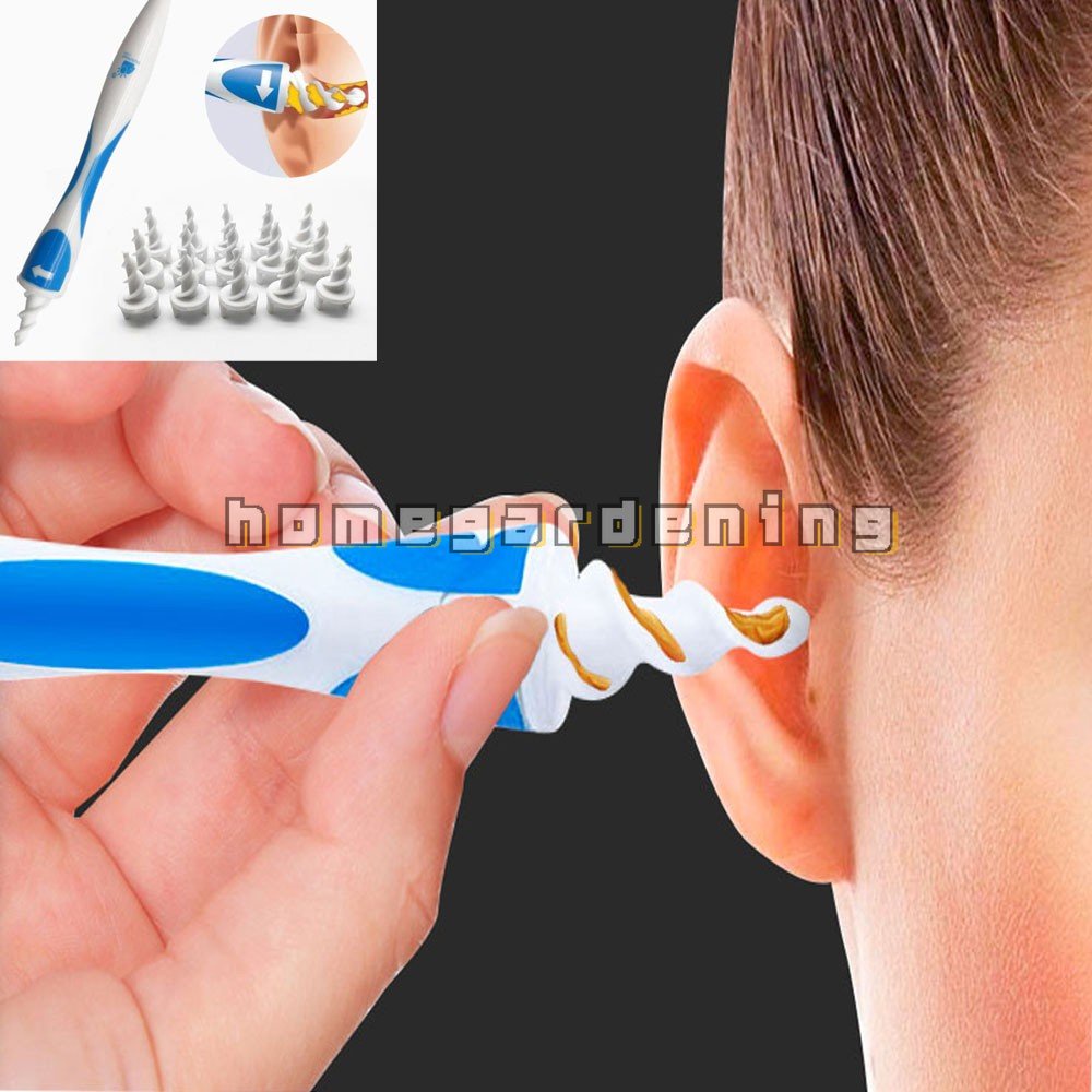 Set 16 Dụng Cụ Lấy Ráy Tai Bằng Silicon Mềm Hình Xoắn Ốc Chăm Sóc Sức Khỏe