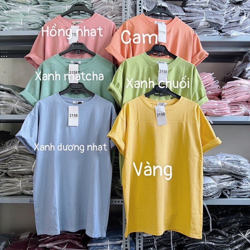 Áo Thun Cotton Khô 3158 Form Rộng Nam Nữ Unisex Adream