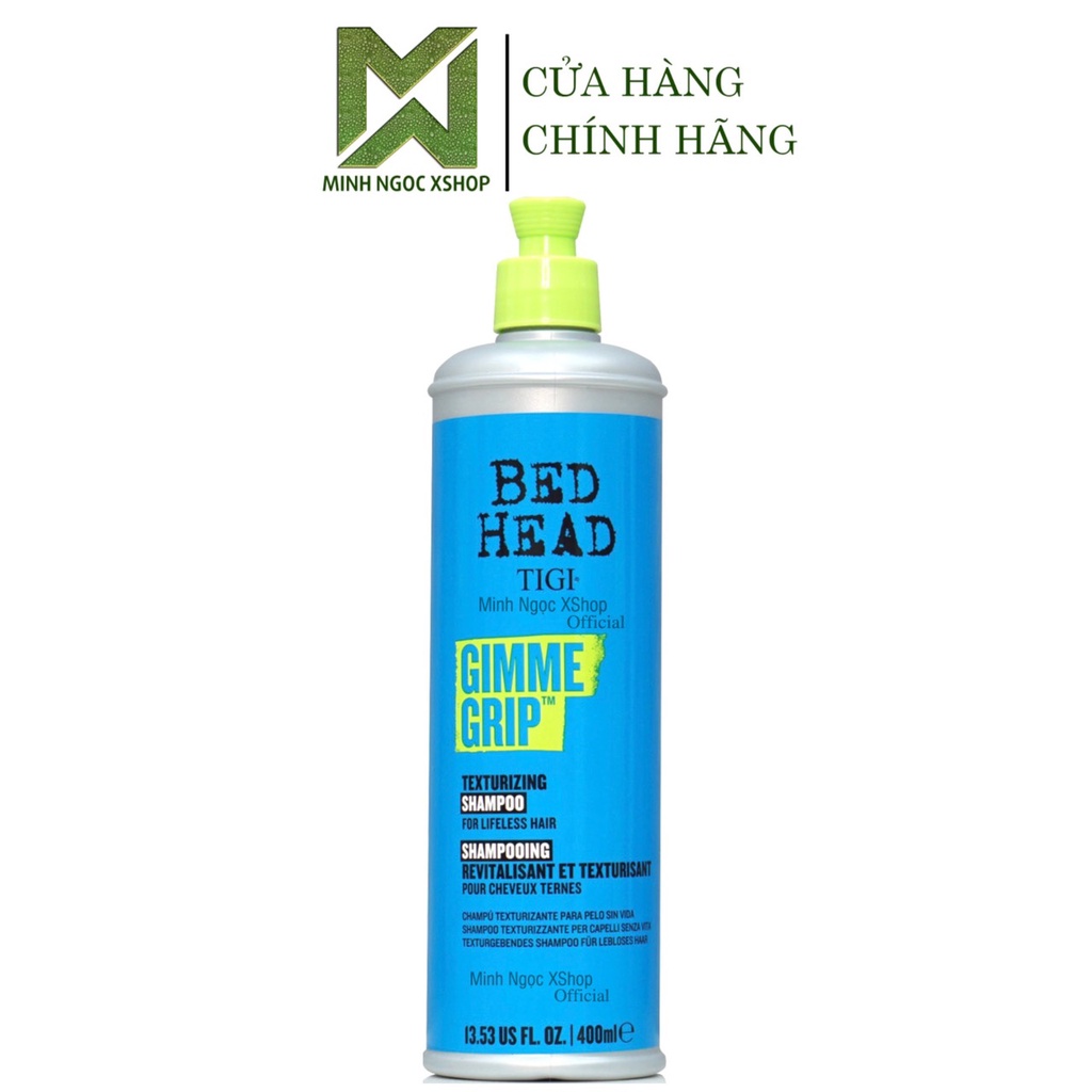 Dầu gội tái tạo cấu trúc tóc Tigi Bed Head Gimme Grip 400ml