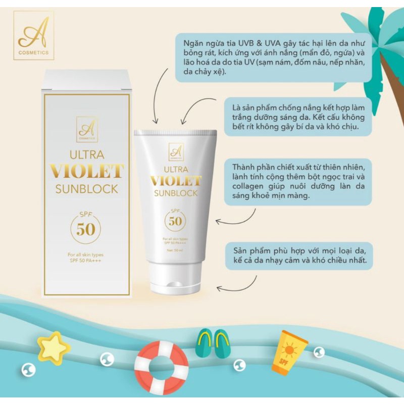 Kem Chống Nắng Phương Anh Acosmetics Ultra Violet Chính Hãng