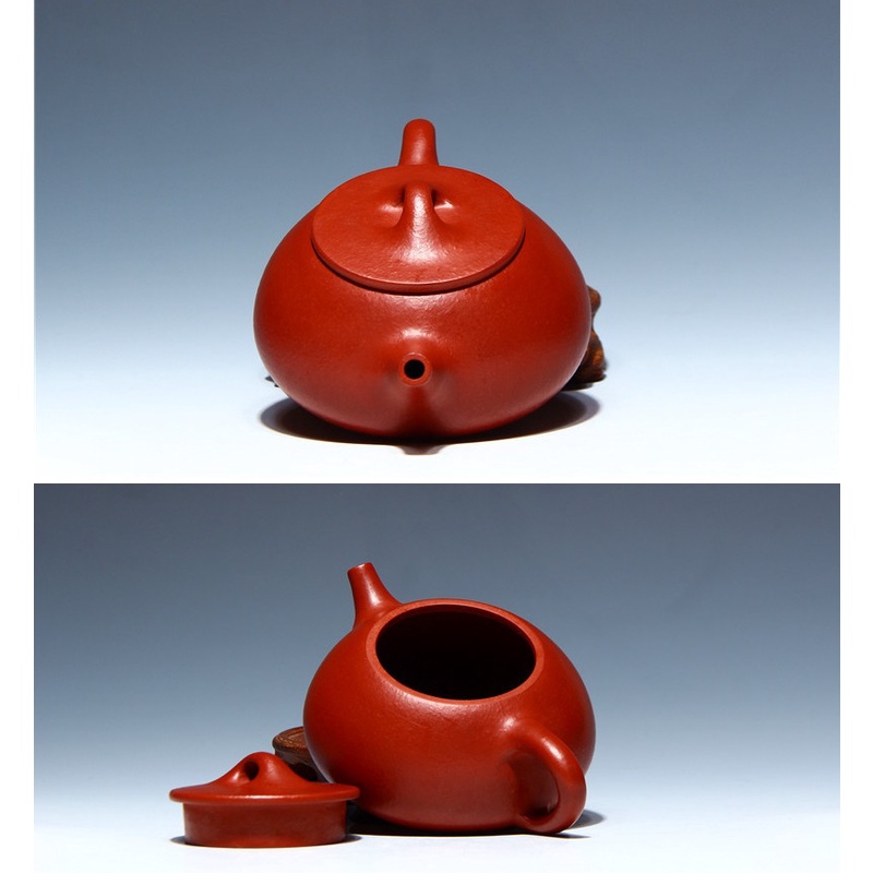 Ấm Tử Sa Nghi Hưng Thạch Biều Cảnh Chu 220 ml (Tiểu Môi Dao Chu Nê)