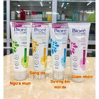 Sửa rửa mặt Biore sạch nhờn,se khít lỗ chân lông 100g