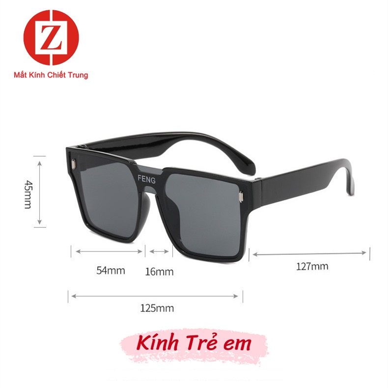 Kính Thời Trang Trẻ Em thiết kế độc đáo tạo phong cách cool ngầu Model Nhí mã H3801