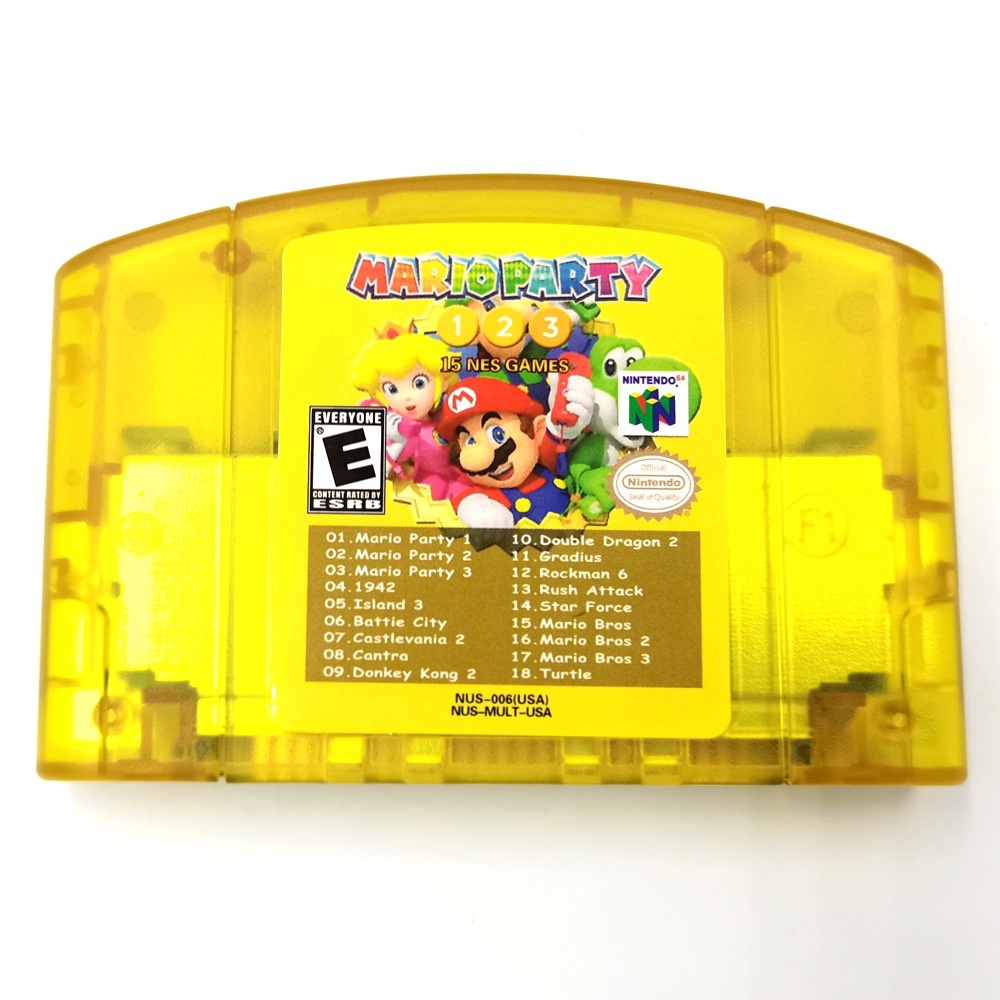 Bộ Thẻ Game Super Mario Phiên Bản Mỹ N64 2022