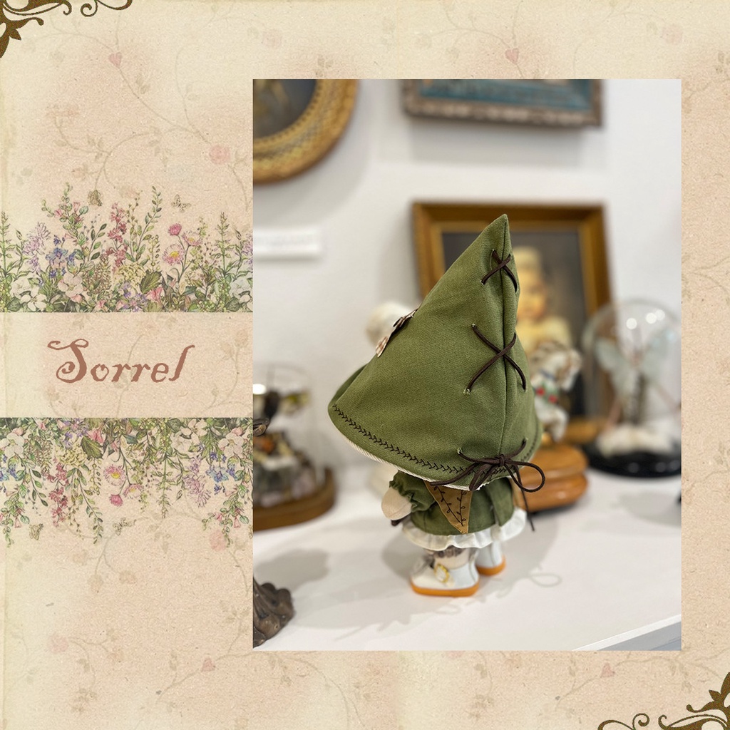 Outfit  Doll 15cm 20cm - Set "Sorrel" - BST 🍃𝓯𝓪𝓲𝓻𝔂 𝓯𝓸𝓻𝓮𝓼𝓽 🍃