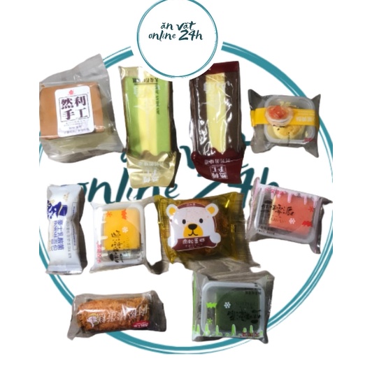 Bánh Đài Loan ✌FREESHIP✌ Bánh Đài Loan Mix Vị Thơm Ngon Khó Cưỡng 1KG - Ăn Vặt Online24h