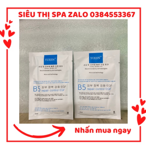 Mặt nạ Yuejin B5 Repair Control EGF cấp ẩm phục hồi da hiệu quả
