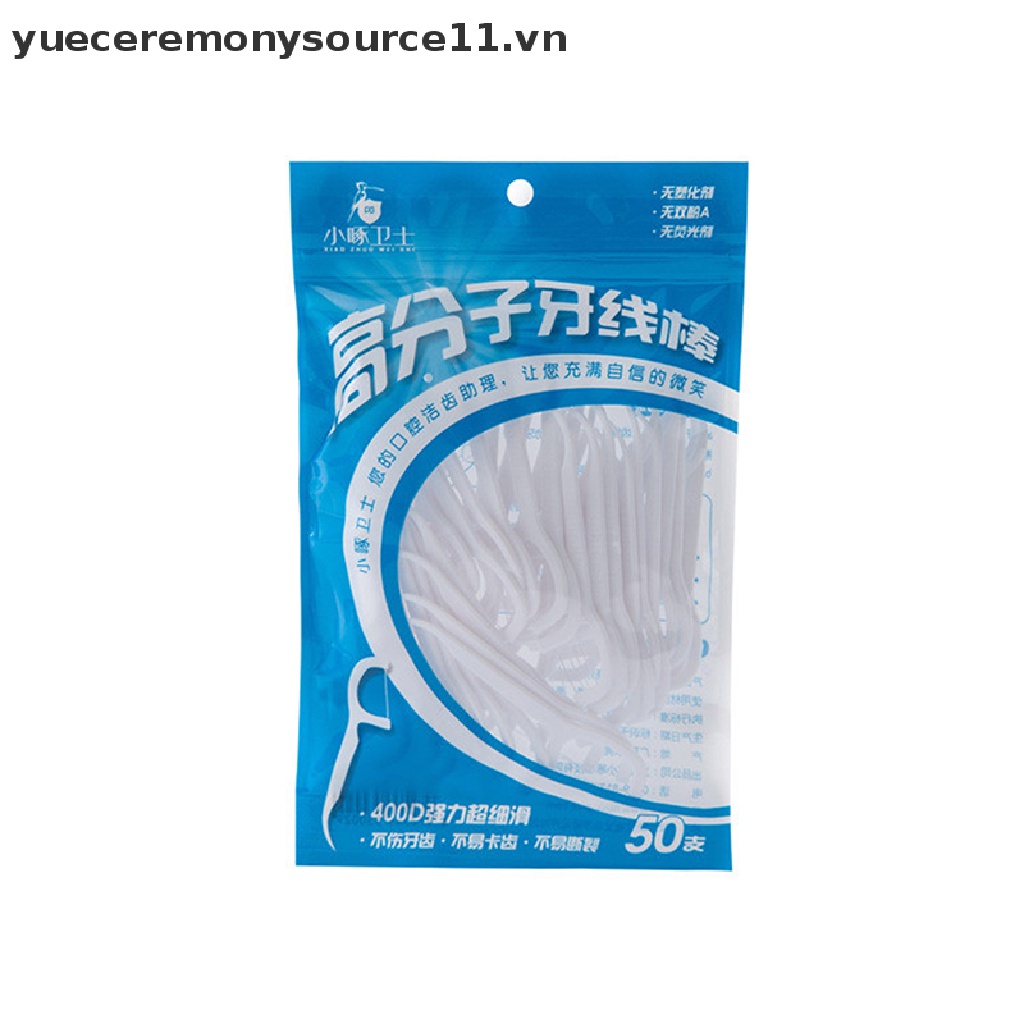 Set 30 / 50 / 100 Que Vệ Sinh Răng Màu Trắng