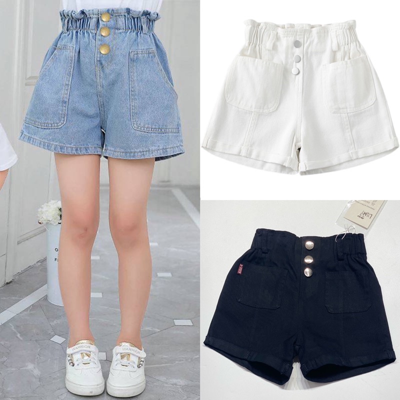 [Mã FATREND2810 giảm đến 30k tối đa 99k] Quần Short Jeans Cho Bé Gái 11-40kg. Chất mềm đẹp co giãn