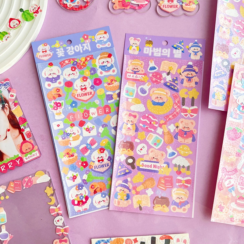 1 Miếng Dán Tường PVC Hình Động Vật Dễ Thương