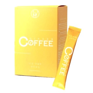 Cà Phê Gừng Giảm Cân Ginger Coffee LHV (Hộp 20 gói - Mẫu mới nhất)