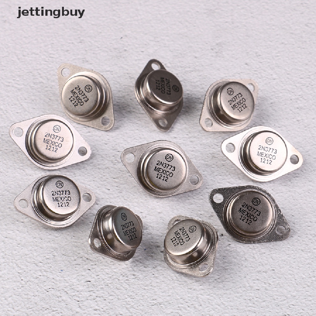 Bộ 10 linh kiện bán dẫn JETTING 2N3773 TO-3 16A / 160V / 150W chất lượng cao