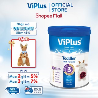 Sữa bột dê công thức viplus goat số 3 - 800g - date 12.2023