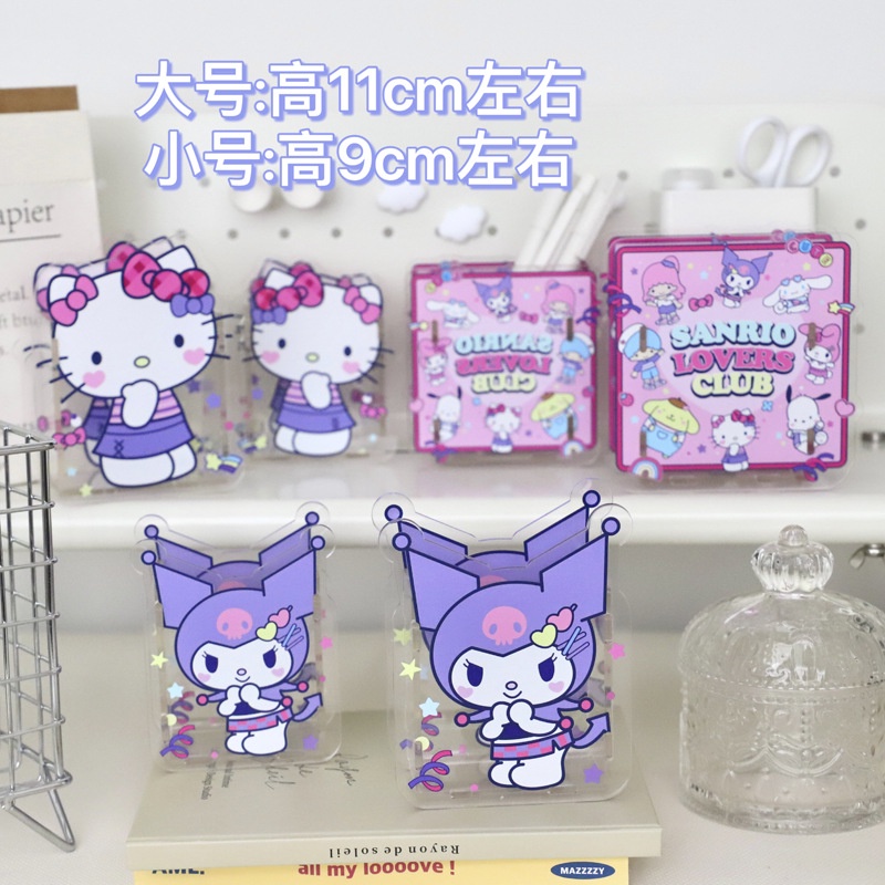 SANRIO Hộp Đựng Bút Họa Tiết Kuromi Pochacco Mymelody Hoạt Hình Dễ Thương