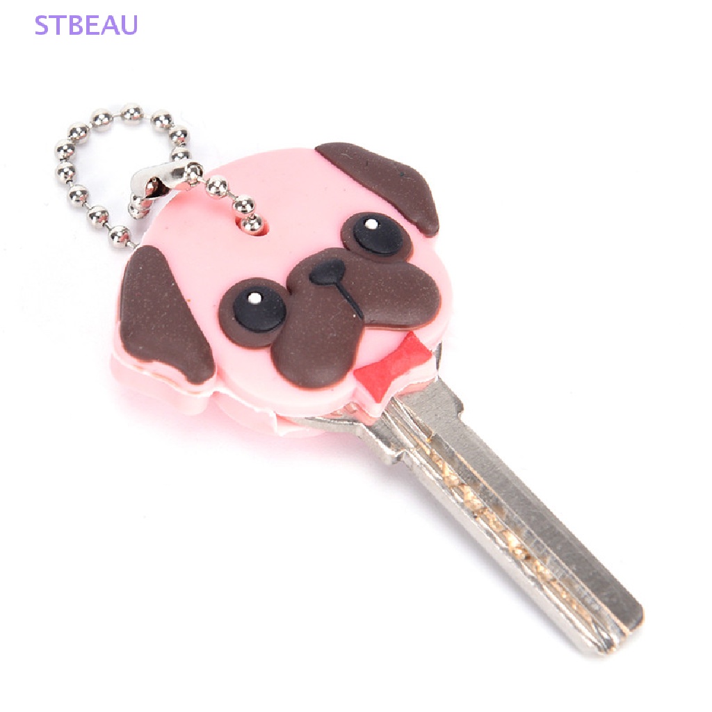 Vỏ Bọc Chìa Khóa Bằng Silicon PVC Hình Chó / Mèo / Thỏ Cho Xe Hơi