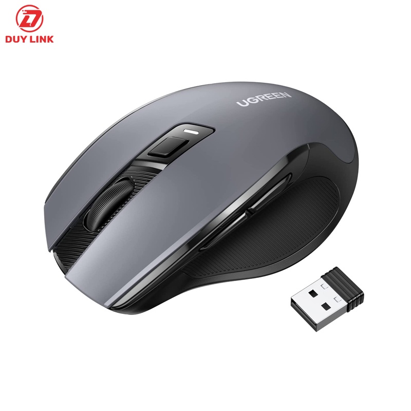 Chuột không dây 2.4G Ugreen 90545 Silent Click 4000 DPI chính hãng cao cấp