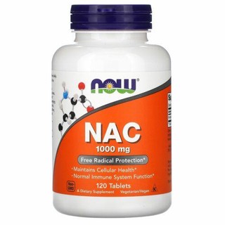 Nac now 1000mg 600mg - viên uống now nac n-acetyl-cysteine | giải độc gan thanh lọc cơ thể