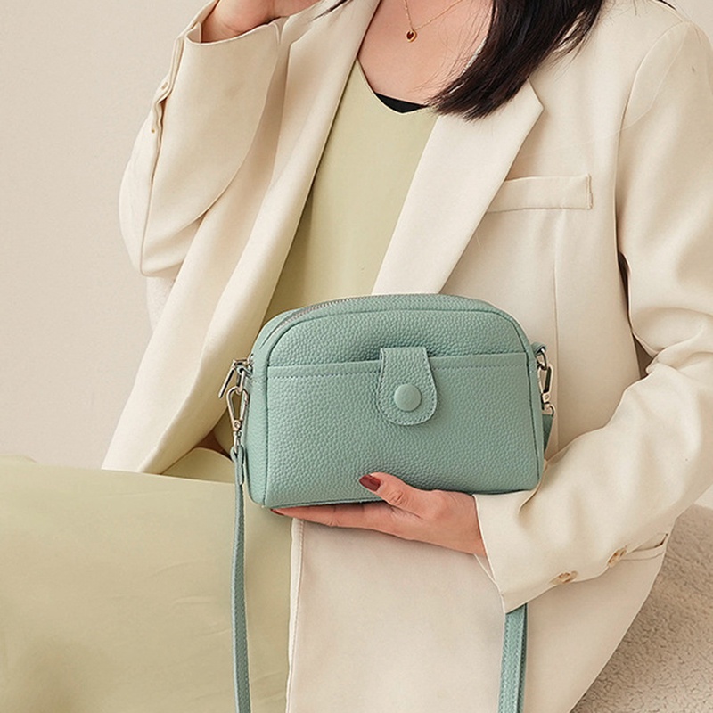 Túi Đeo Vai Màu Trơn Đơn Giản Thời Trang Phong Cách Hàn Quốc Cho Nữ