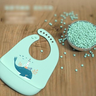 Yếm ăn dặm silicon cho bé có máng cực mềm dễ dàng điều chỉnh kích cỡ - Y08