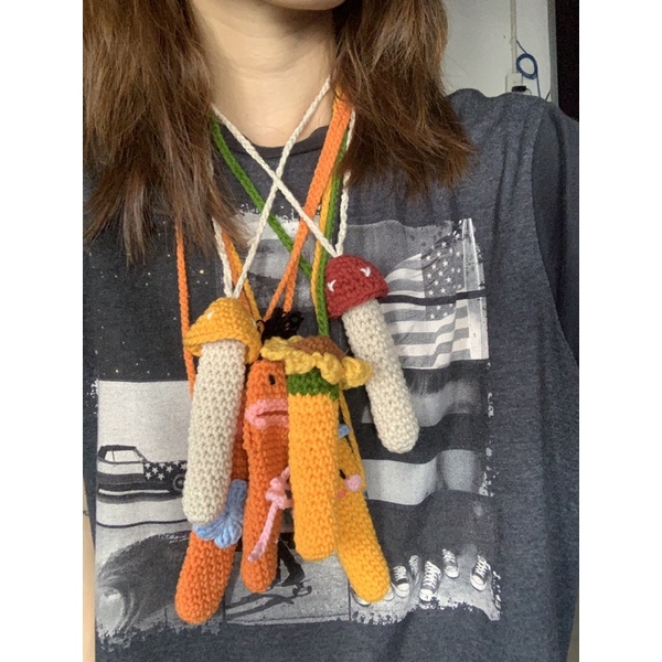 Túi đựng son len handmade