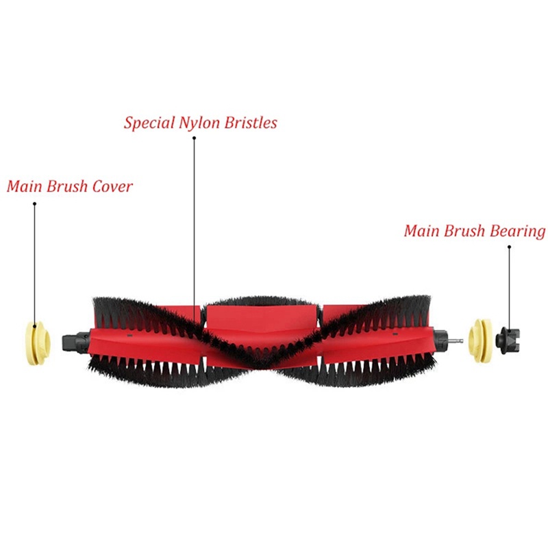 Bộ Lọc HEPA Và Cọ Chính Cho Máy Hút Bụi Xiaomi Robot1S SDJQR03RR Roborock S5 Max S50 S51 S55 S6 MaxV