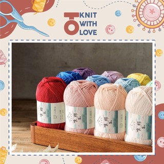 Len cotton SUSAN Family 5 nội địa Trung nhiều màu sắc, đan móc đồ thu đông, cuộn 100gr (mã màu từ 1-19)