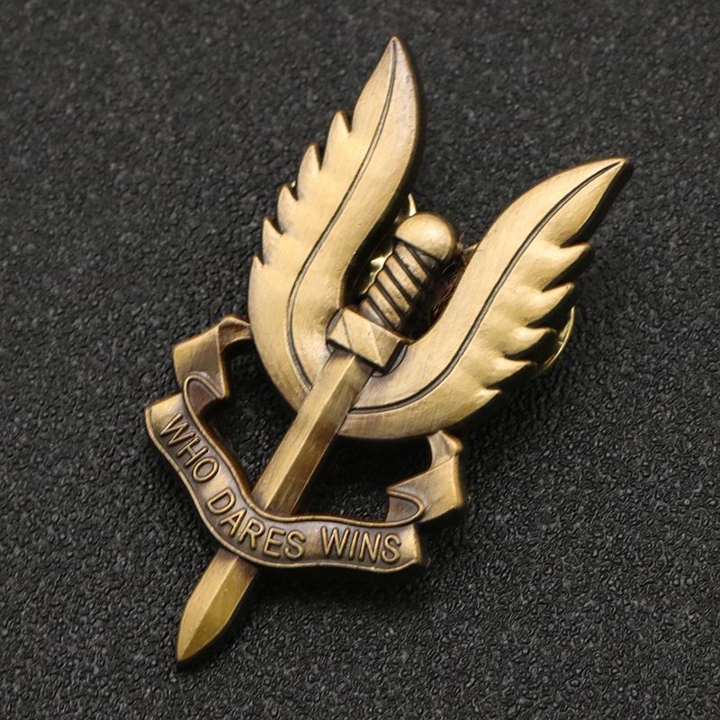 Huy Hiệu Cài Áo In Logo SAS 1942 Kiểu Hoàng Gia Anh Dễ Thương