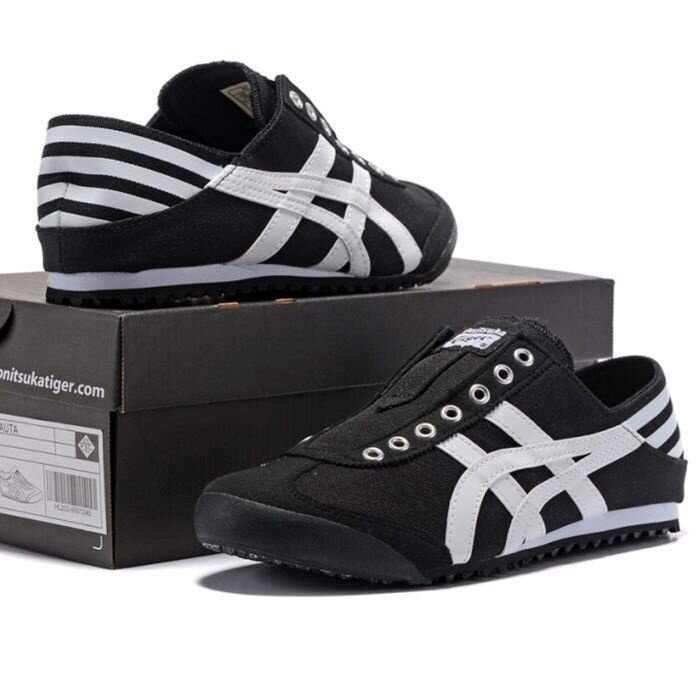 Giày Lười Canvas ASICS Onitsuka Tiger Mexico 66 Phong Cách Cổ Điển Cho Cặp Đôi